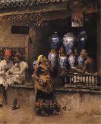 Edwin Lord Weeks The Vase Seller Spain oil painting artist